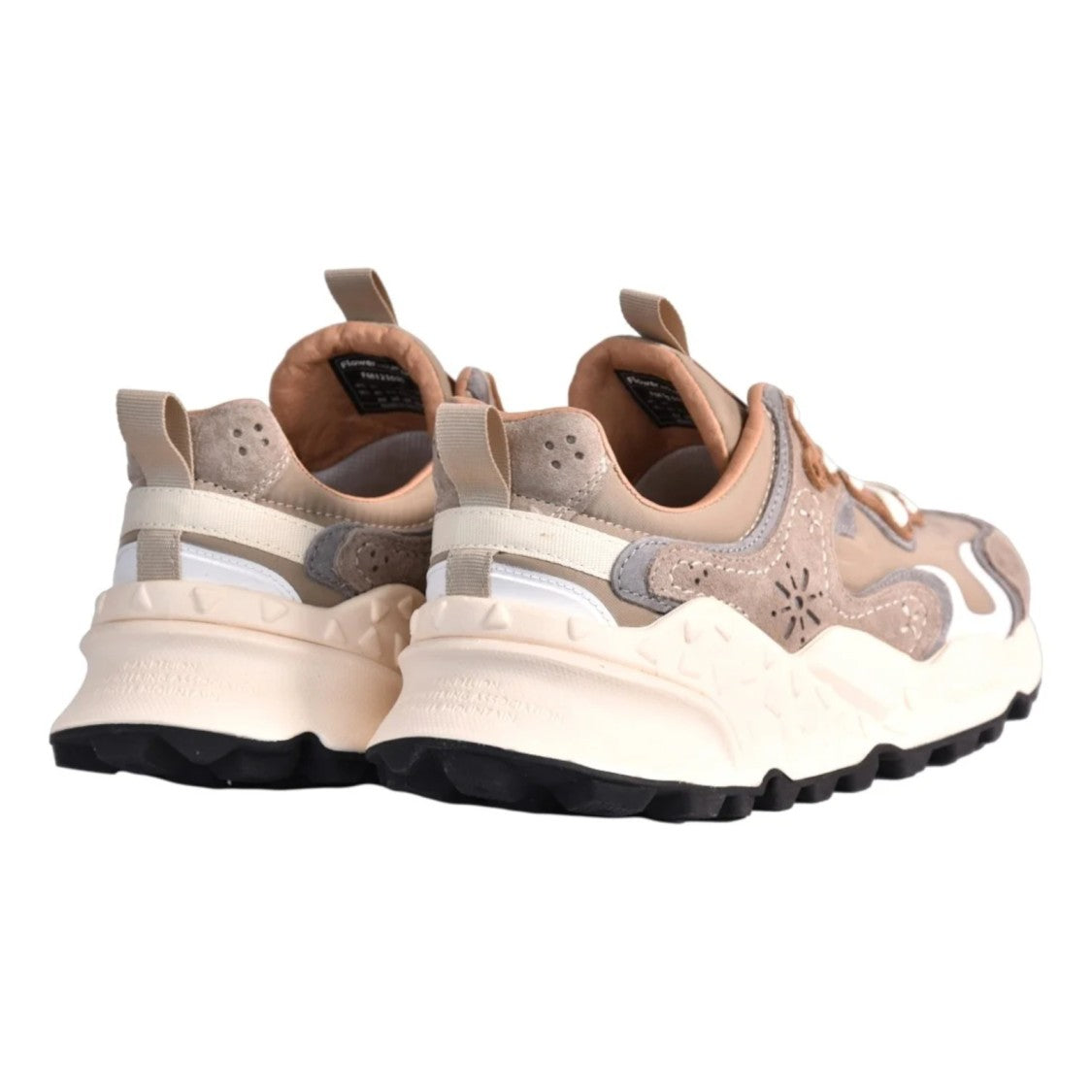 Flower Mountain Chunky Sneakers With Earthy Tones