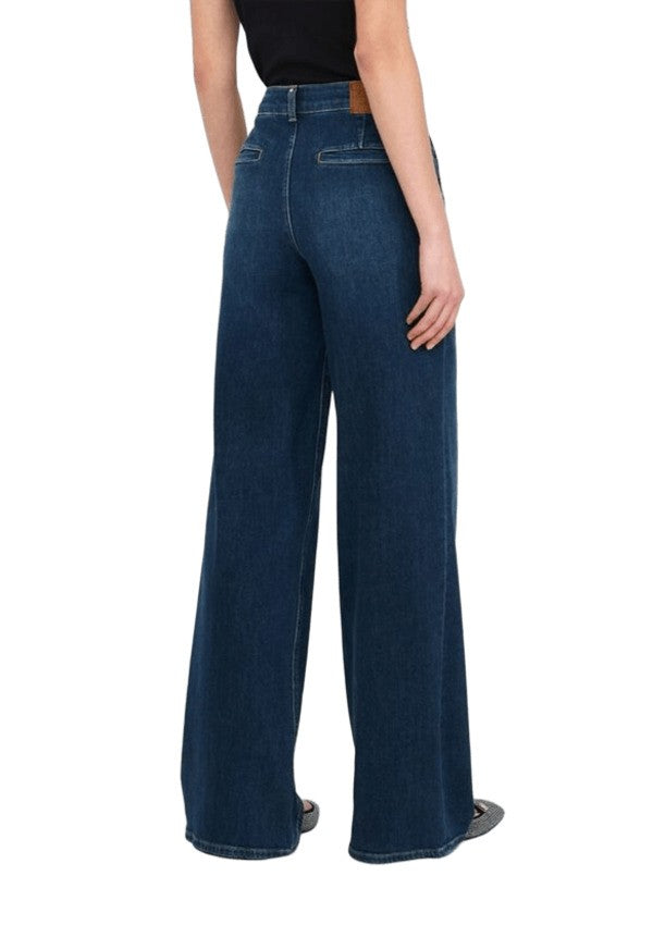 Liu Jo High-Waisted Light Blue Denim Flare Jeans
