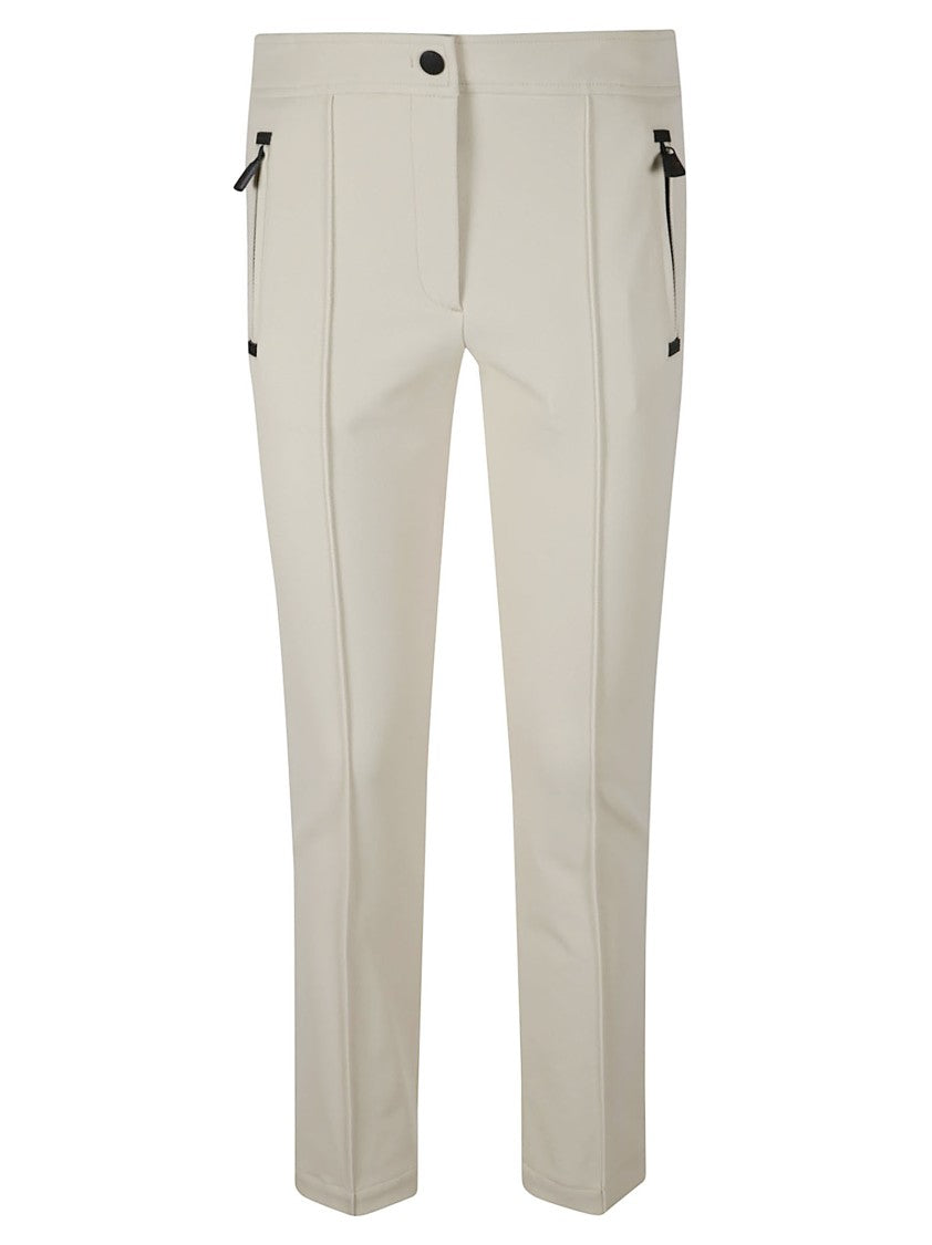 Moncler Grenoble Minimalist Slim Fit Trousers With Technical Fabric