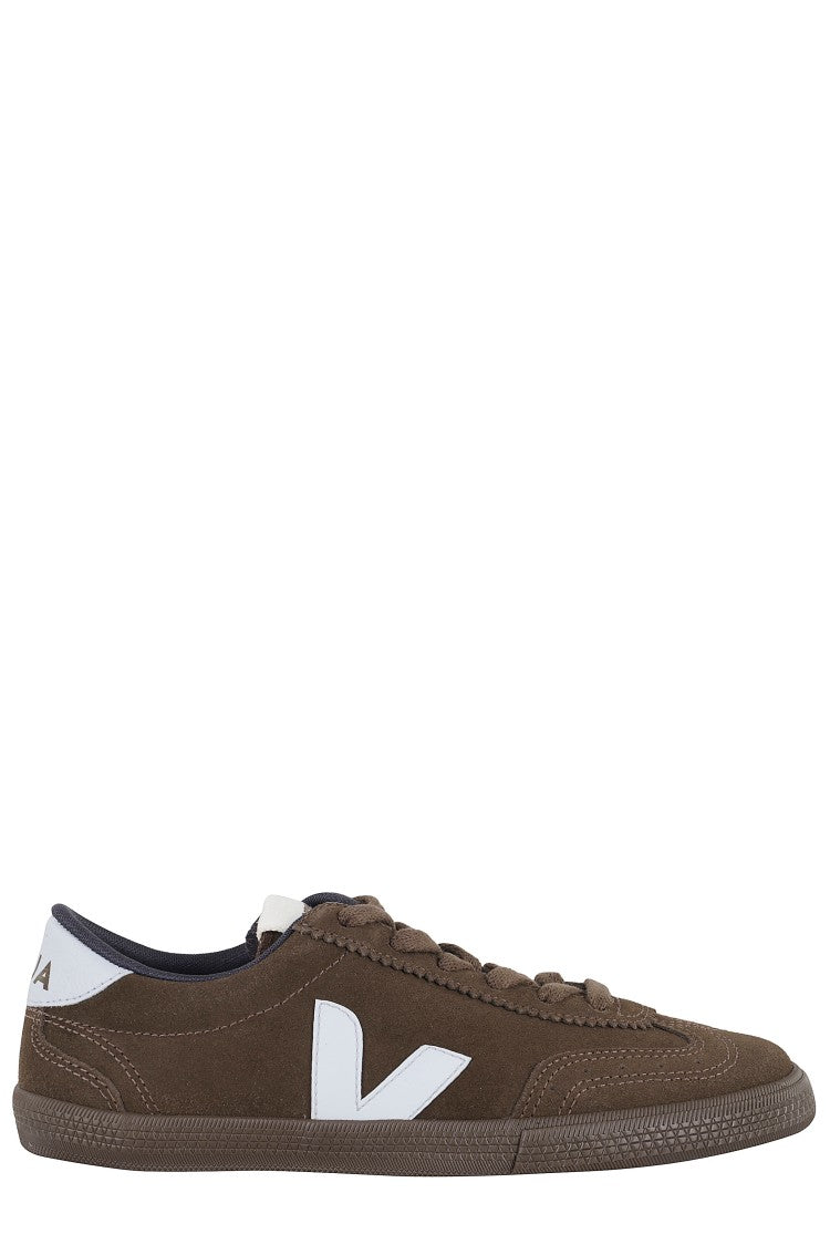 Veja Brown Suede Low-Profile Sneakers