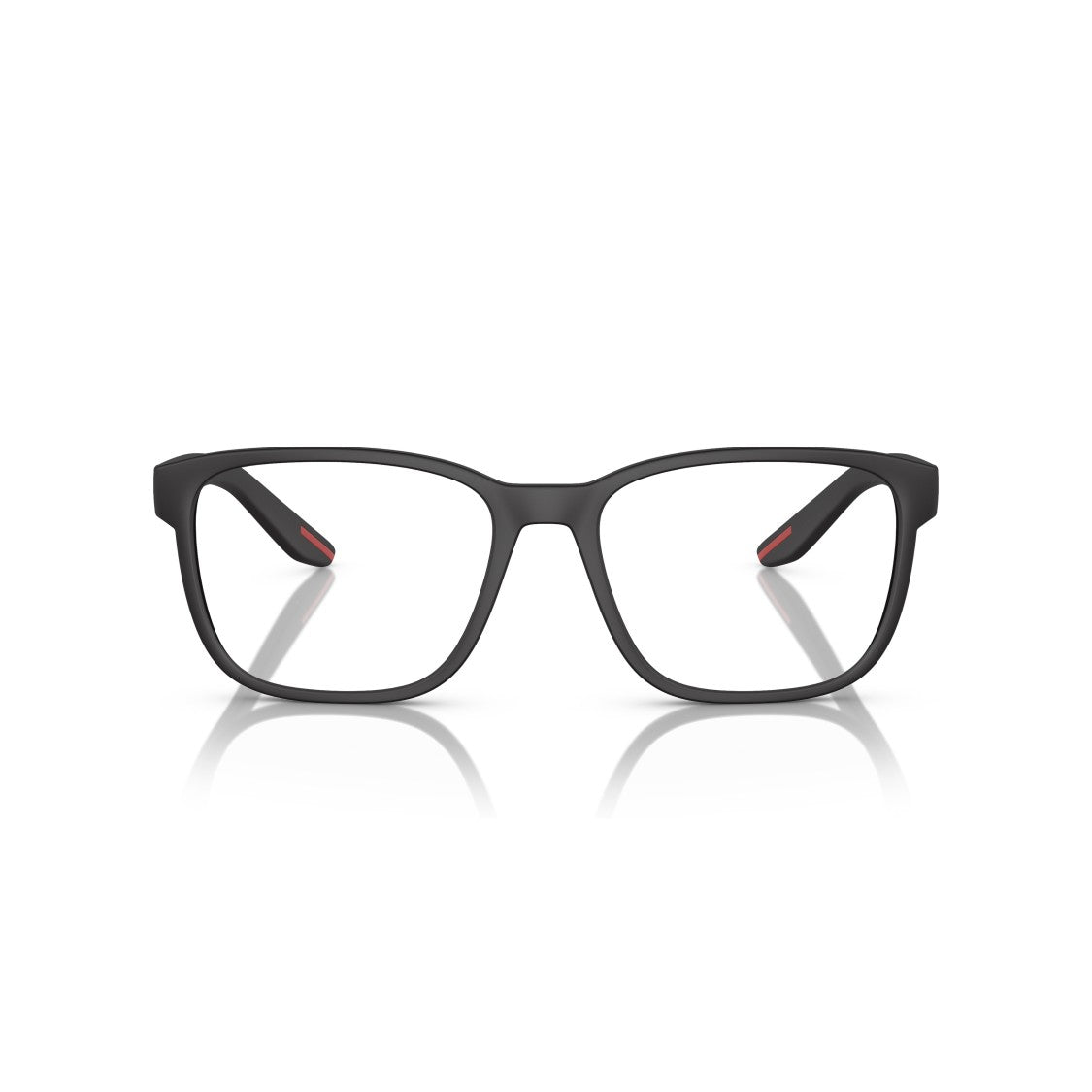 Prada Linea Rossa 0Ps 06Pv Matte Black Rectangular Nylon Sunglasses