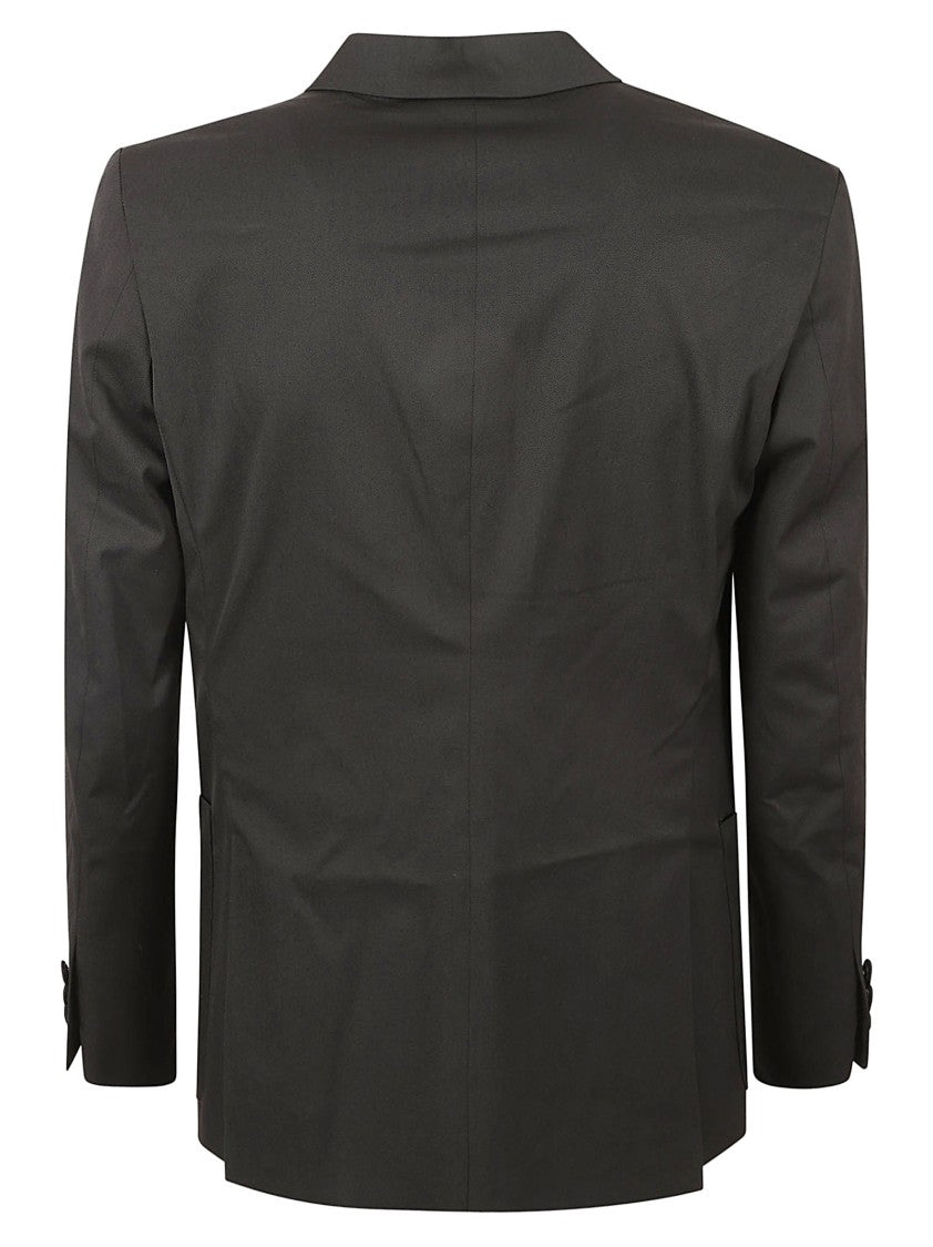 Palm Angels Tailored Black Jacket With Notched Lapel