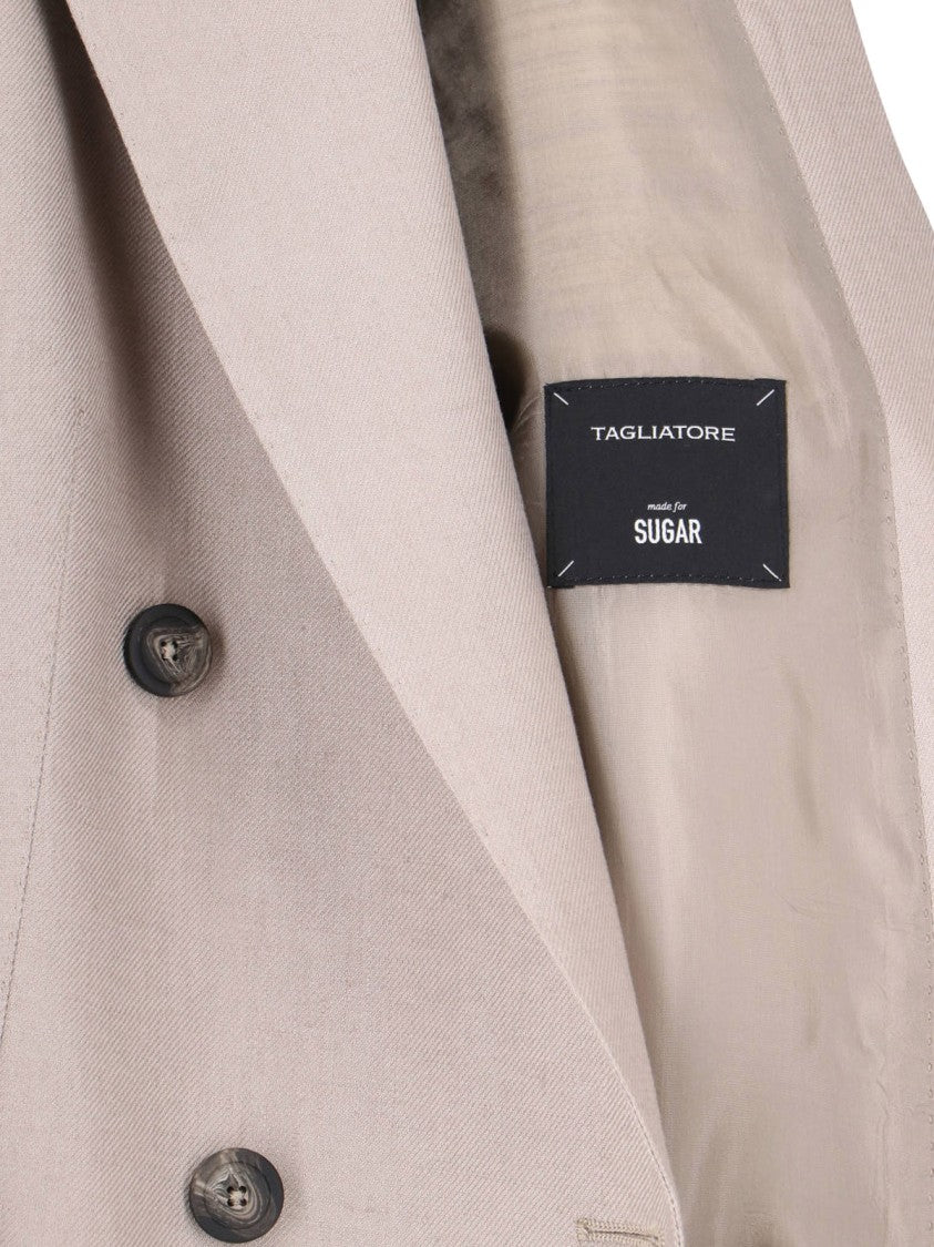 Tagliatore Light Gray T Jasmine Linen Suit