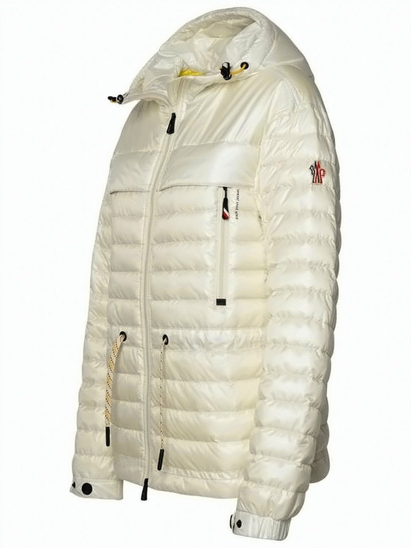 Moncler Quilted Short Puffer Jacket With Glossy Finish