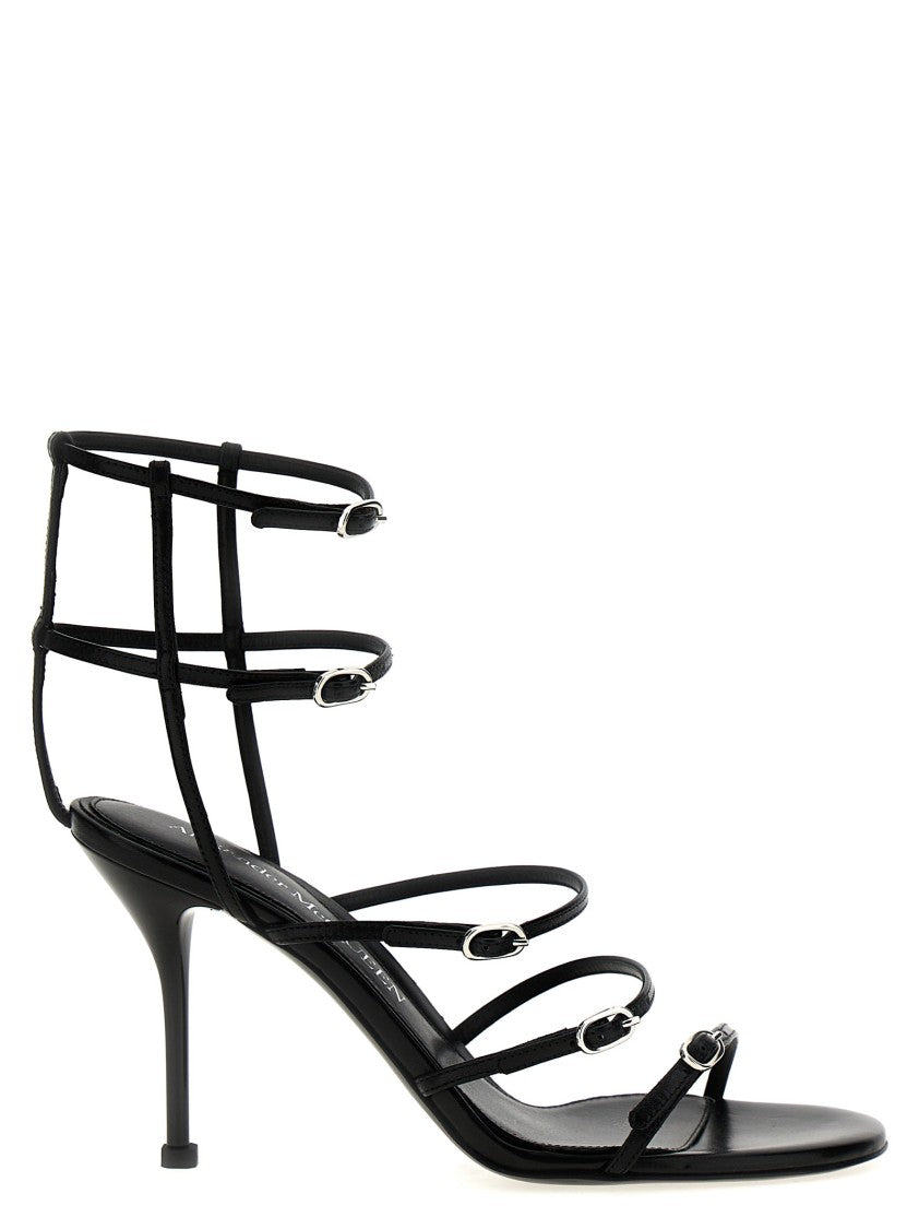 Mcqueen Strap Leather Sandals