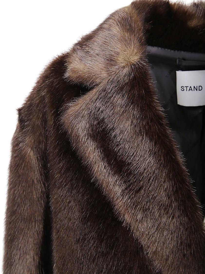 Stand Studio Sleek Modern Evyn Jacket With Subtle Sheen