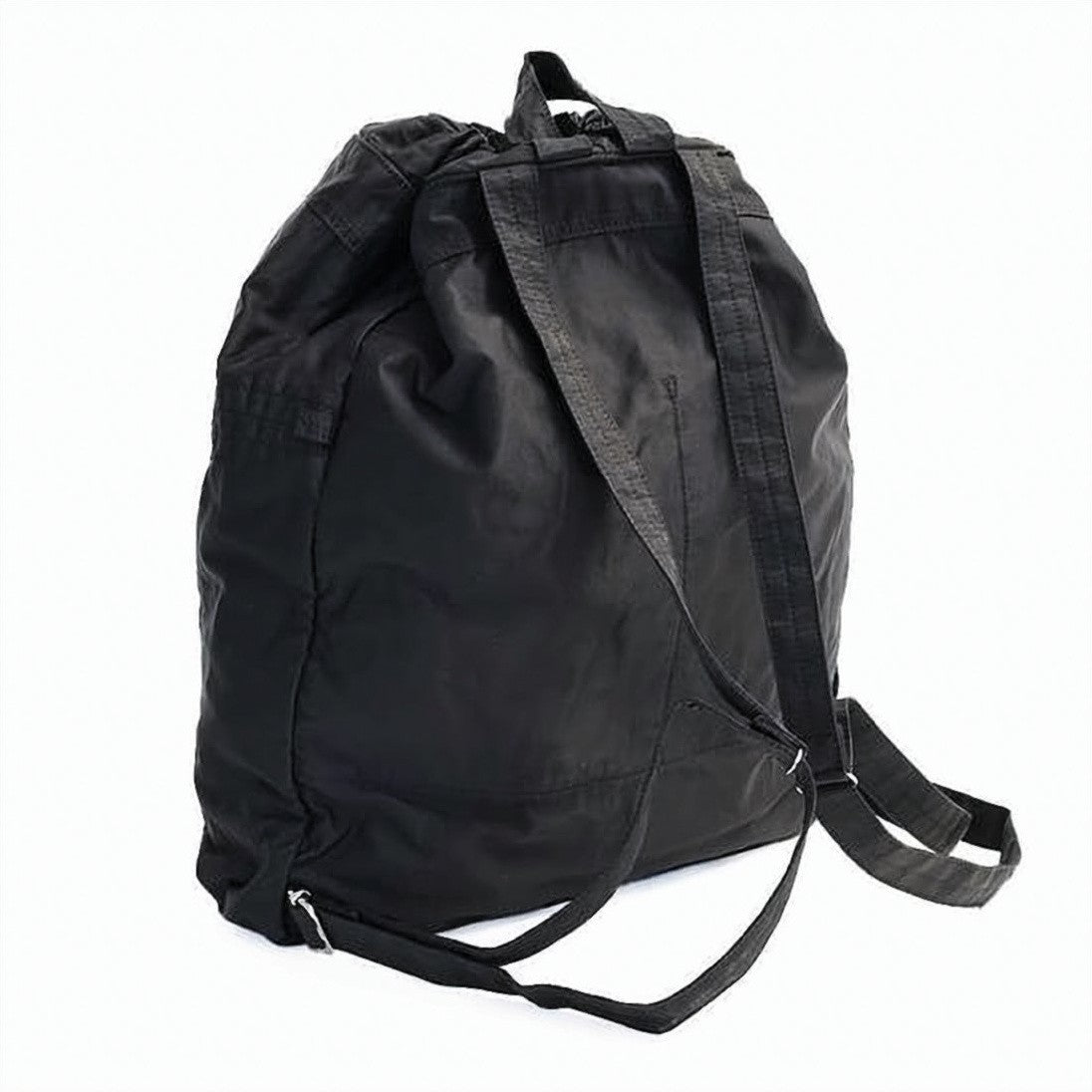 Porter Minimalist Black Nylon Crossbody Bag With Adjustable Straps