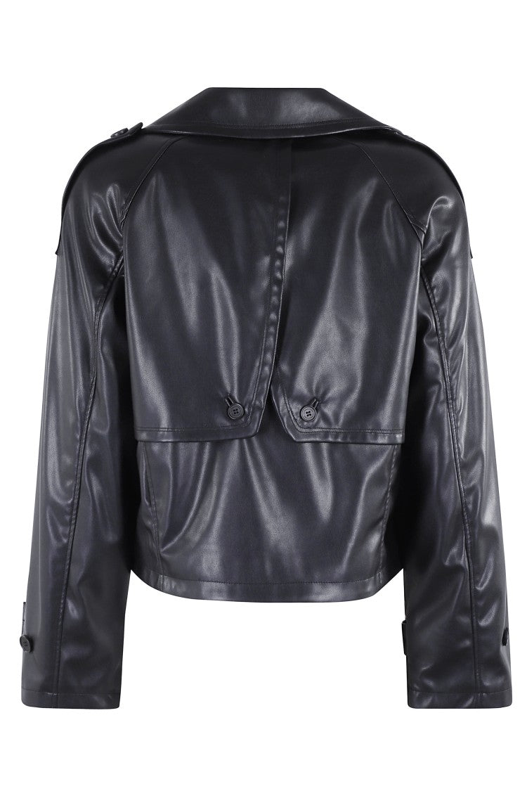 Urbancode Short Double-Breasted Trench Jacket