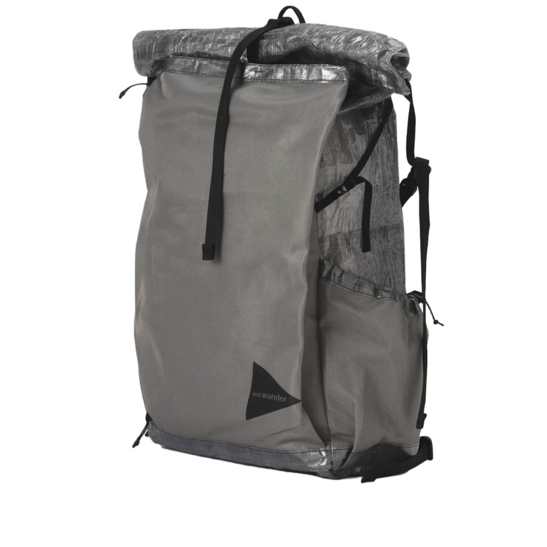 And Wander Nylon Backpack With Roll-Top Closure