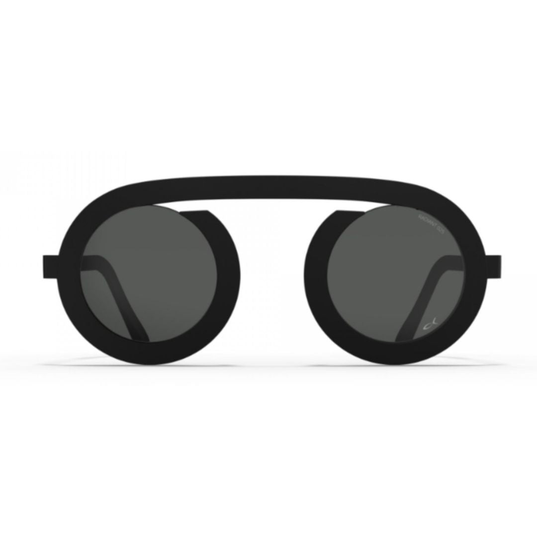Blackfin Bf1097 Arc-R Bold Rounded Sunglasses With Thick Upper Bar