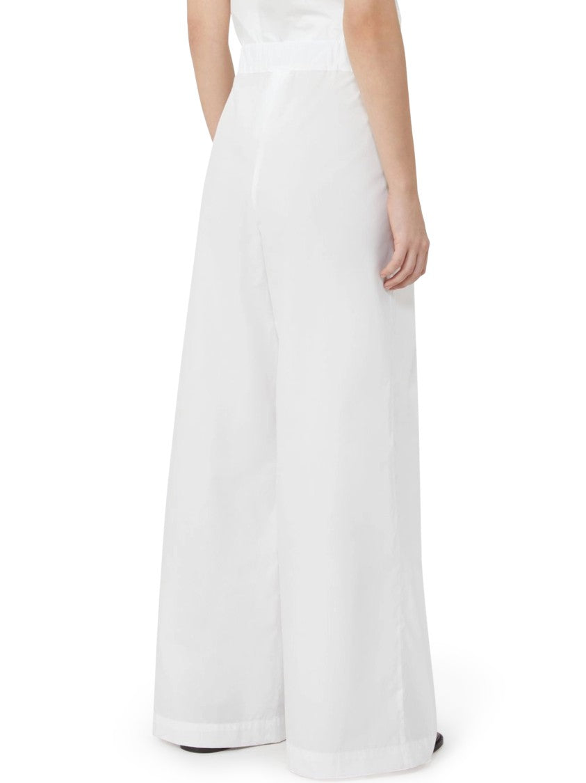 Max Mara Wide-Leg Trousers With High Waist And Pleat Detail