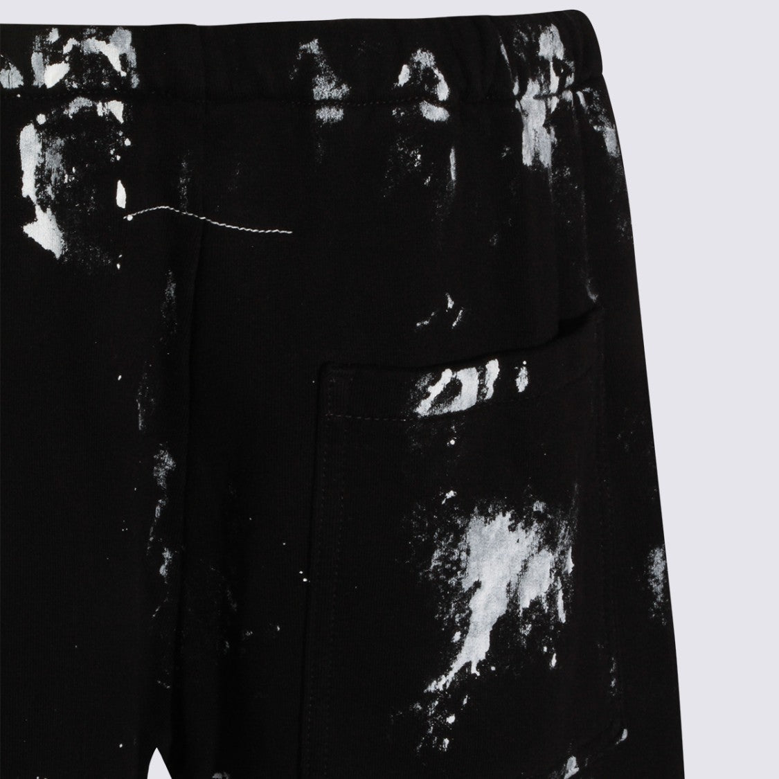 Mm6 By Maison Margiela Relaxed Straight-Leg Pants With Abstract Splatter Pattern