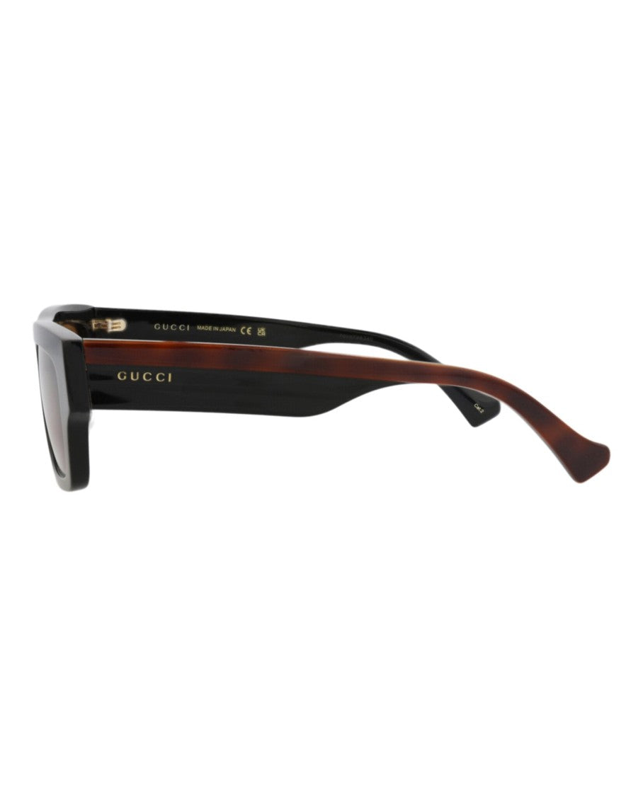 Gucci Square-Frame Recycled Acetate Sunglasses