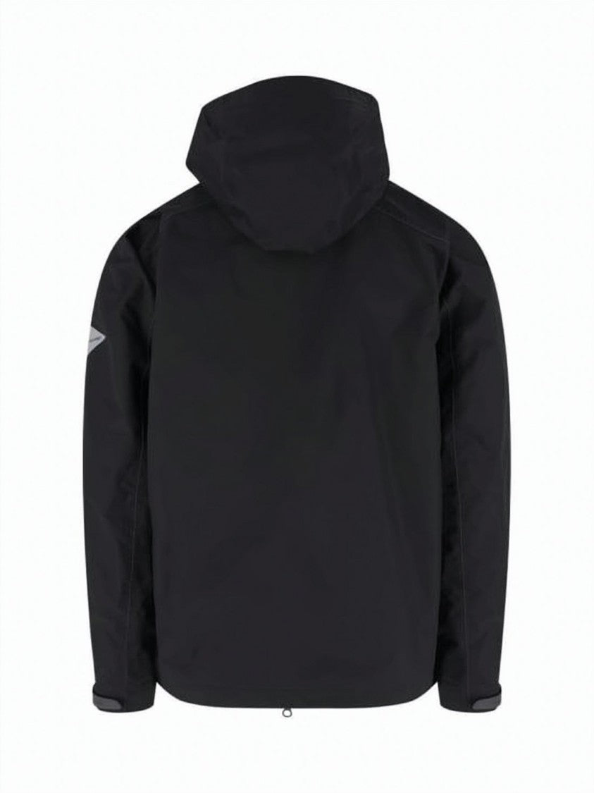 And Wander High Collar Minimalist Jacket With Waterproof Features