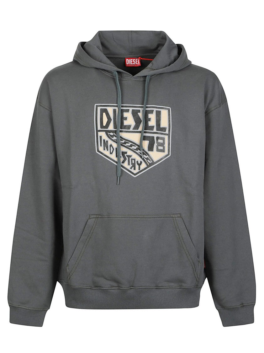Diesel S-Box T-Aa4 Relaxed-Fit Vintage Graphic Hoodie