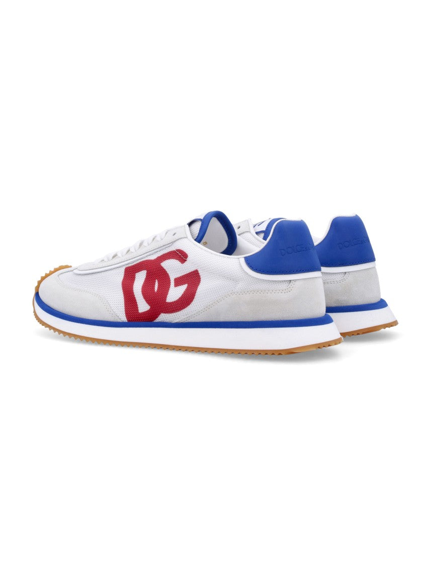 Dolce & Gabbana Low-Top Sneakers With Red Logo