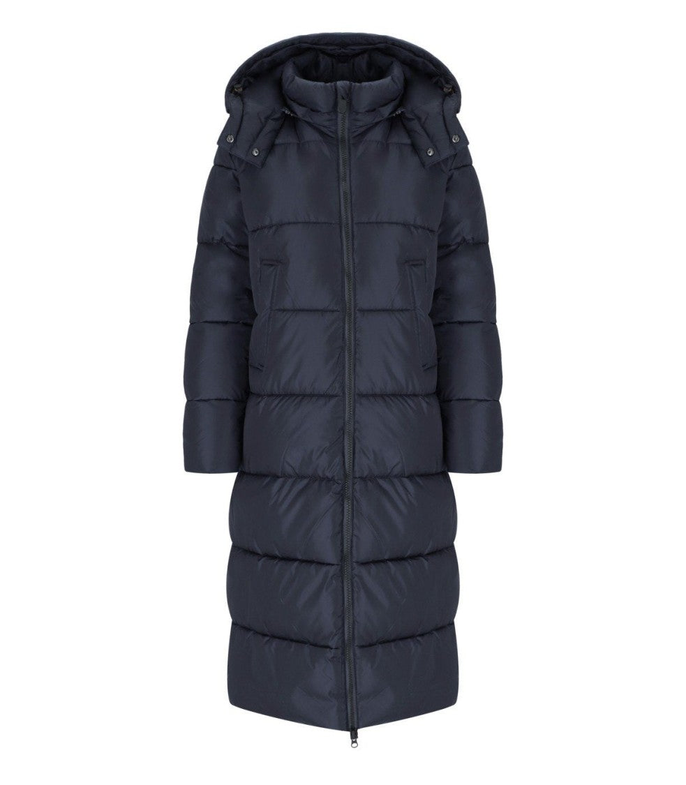 Save The Duck Colette Blue Hodded Padded Jacket