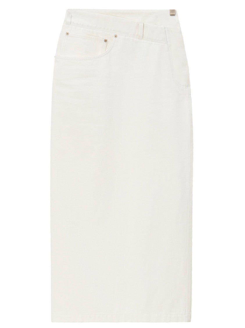 Loewe Deconstructed Maxi Skirt With Classic Five-Pocket Design