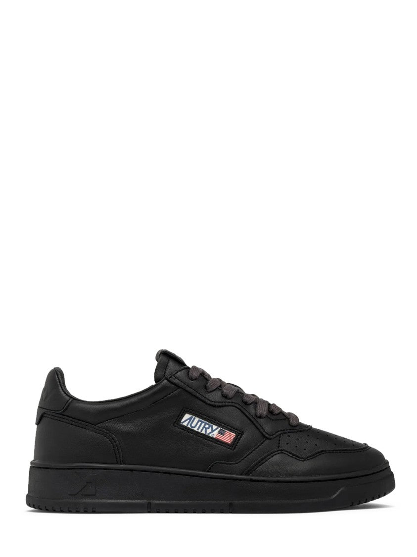 Autry Low-Top Sneakers In Smooth Goat Leather With Minimalist Design