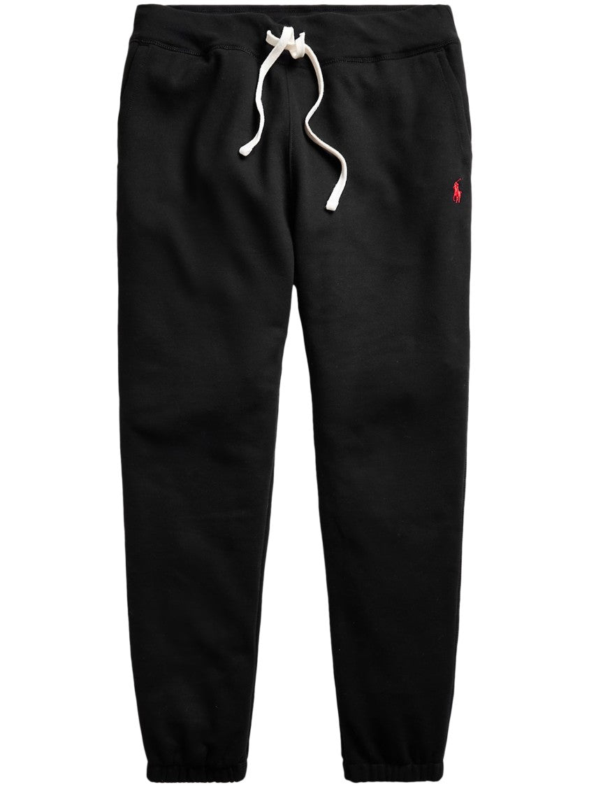 Polo Ralph Lauren Athletic Black Elastic Cuff Relaxed-Fit Trousers