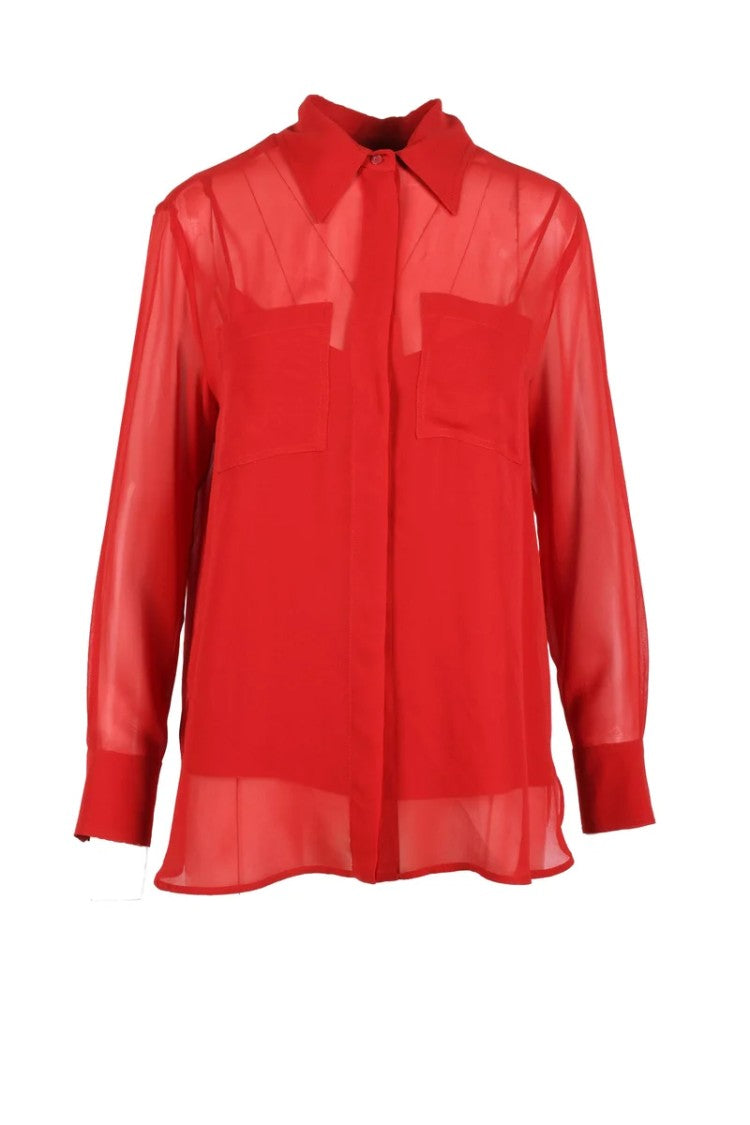Max Mara Silk Shirt - Red