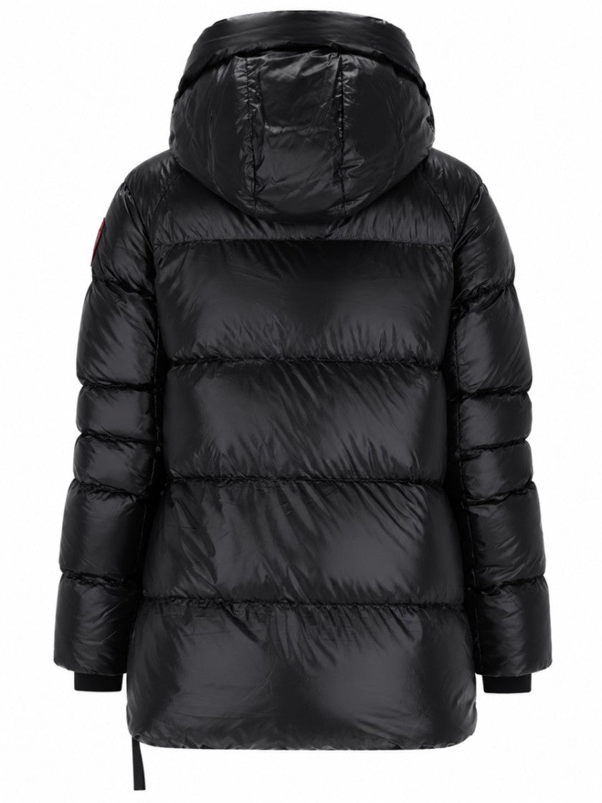 Canada Goose Black Cypress High-Collar Down-Filled Polyamide Down Jacket