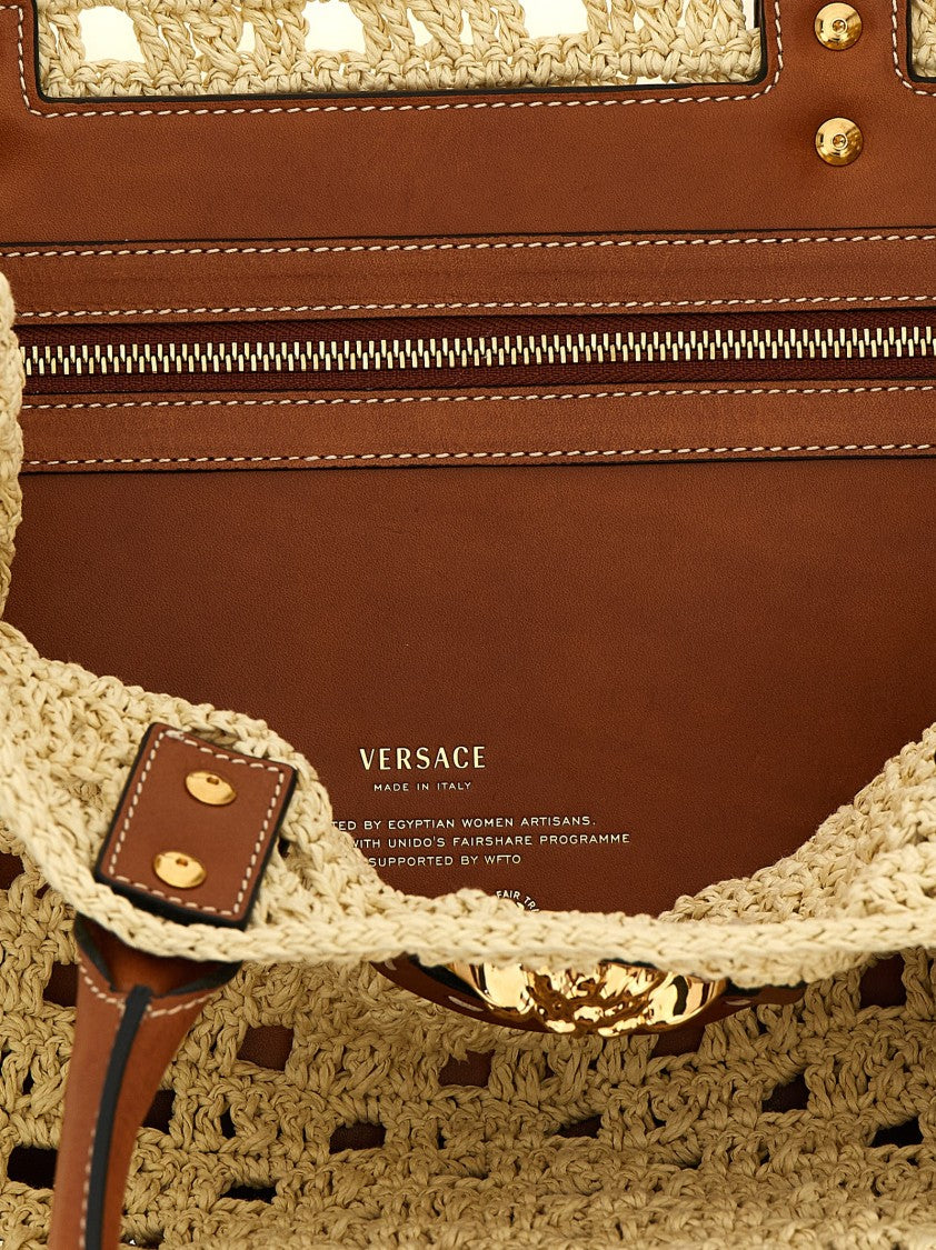 Versace 'La Medusa' Large Shopping Bag