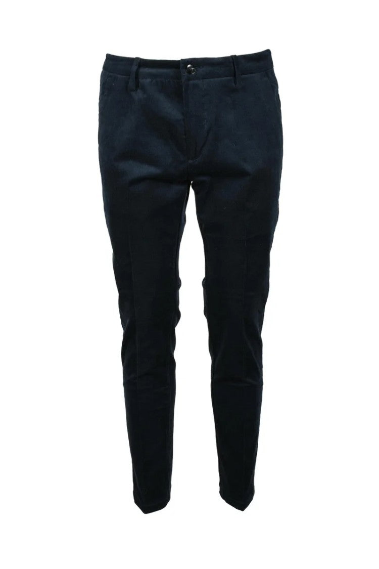 Yan Simmon Yan Simmon Cotton Stretch Trousers - Navy Blue