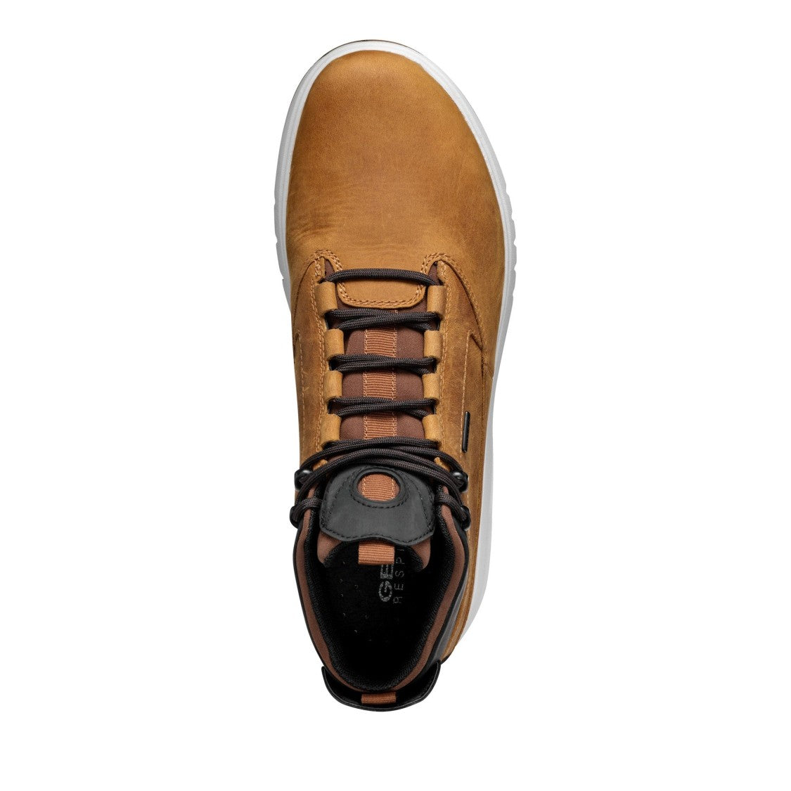 Geox Brown Aerantis Contemporary Accent Leather Boots