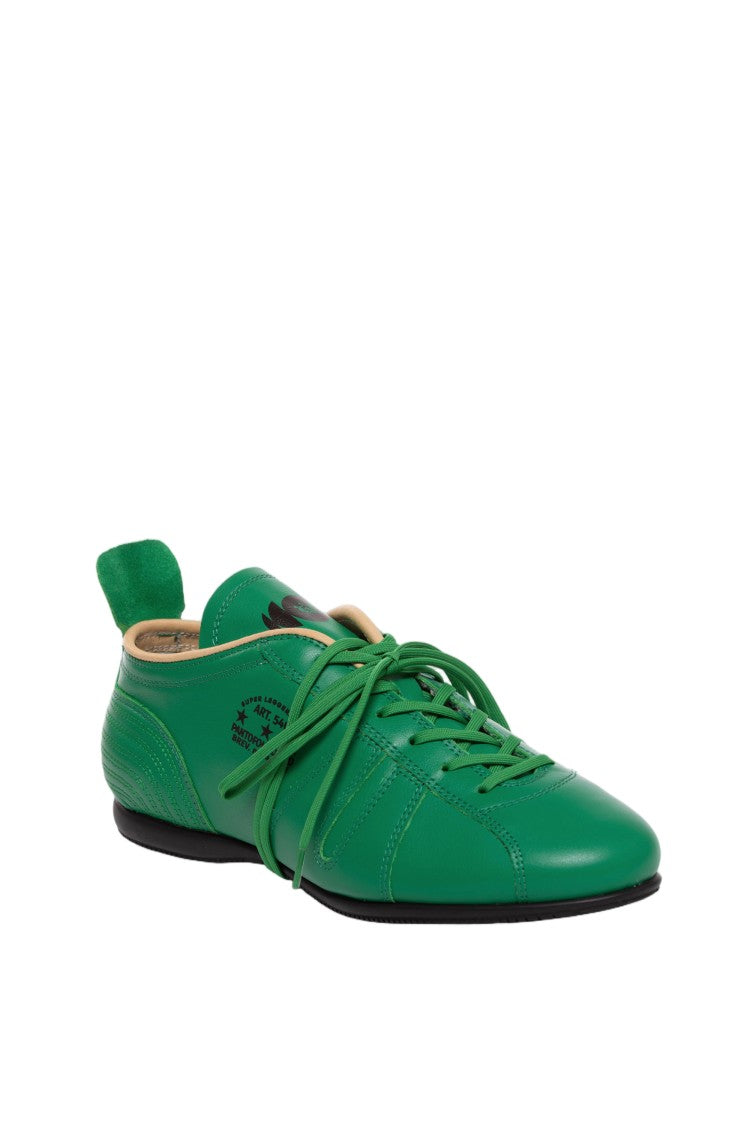 Pantofola D'oro Blue Soft Calfskin Archival Sole Sneakers