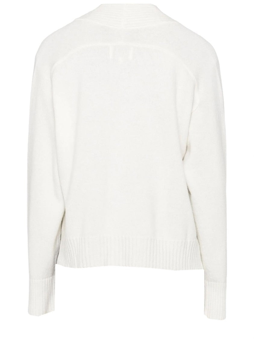 Loulou De Saison Cropped Kaia Lds Cashmere V-Neck Cardigan