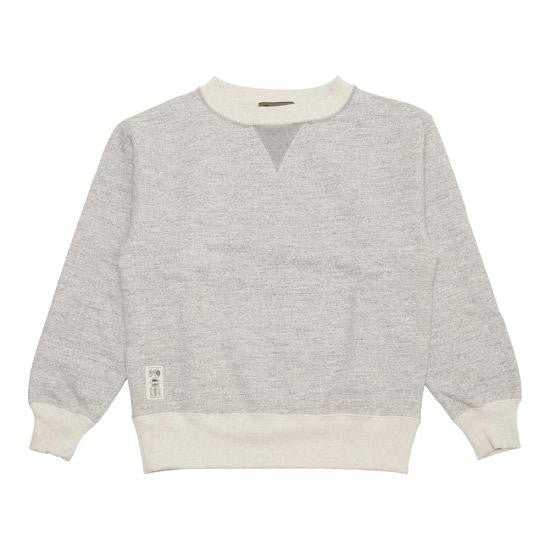 Nigel Cabourn Long-Sleeve Crewneck Shirt With Subtle Heathered Texture