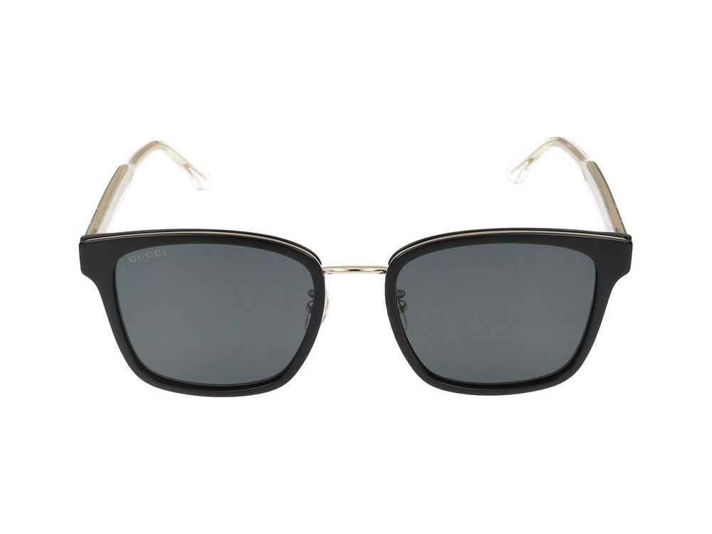 Gucci Sunglasses Gucci Gg0563skn 003 Black Crystal Grey 55/21/150