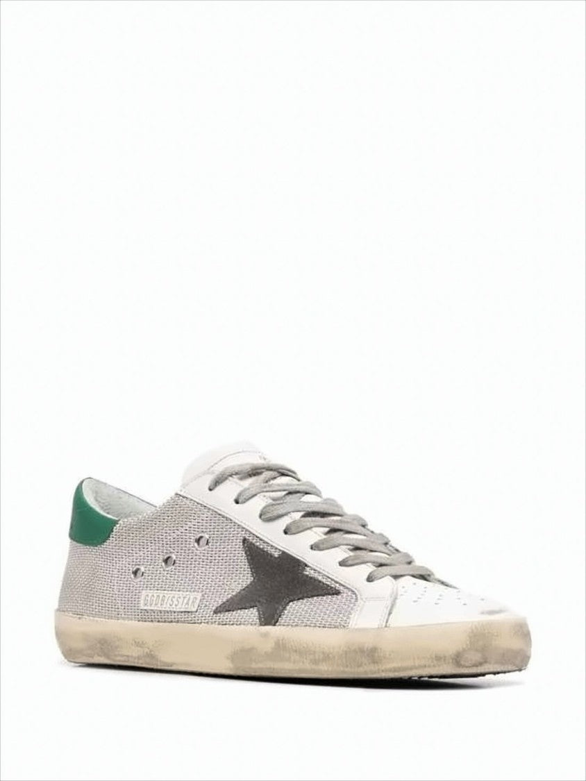 Golden Goose Worn-In Low-Top Sneakers With Distressed Finish