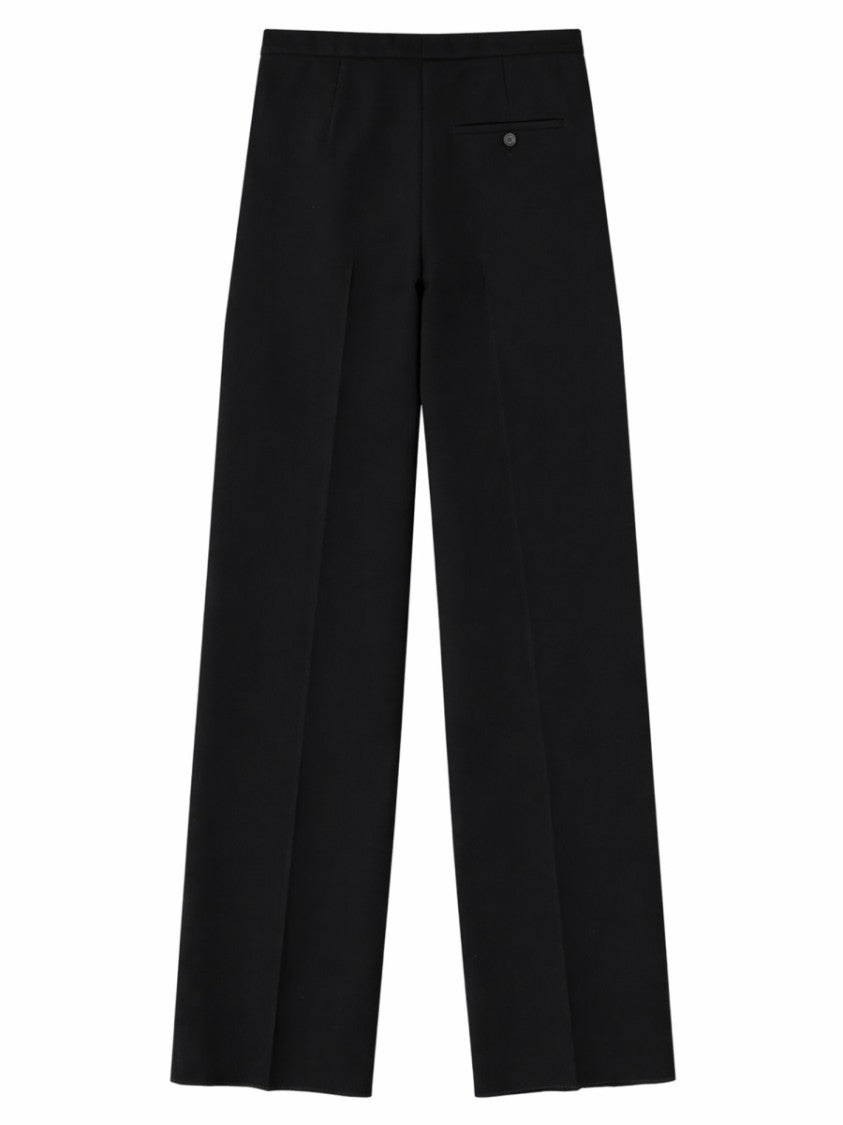 Balenciaga Wide-Leg Tuxedo Pants With Side Stripes And High Waist
