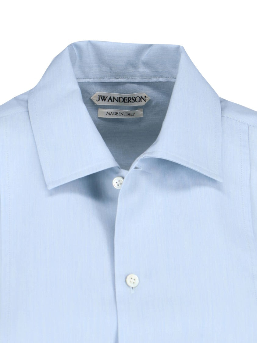 J. W. Anderson Blue Classic Anchor Embroidered Shirt Dress
