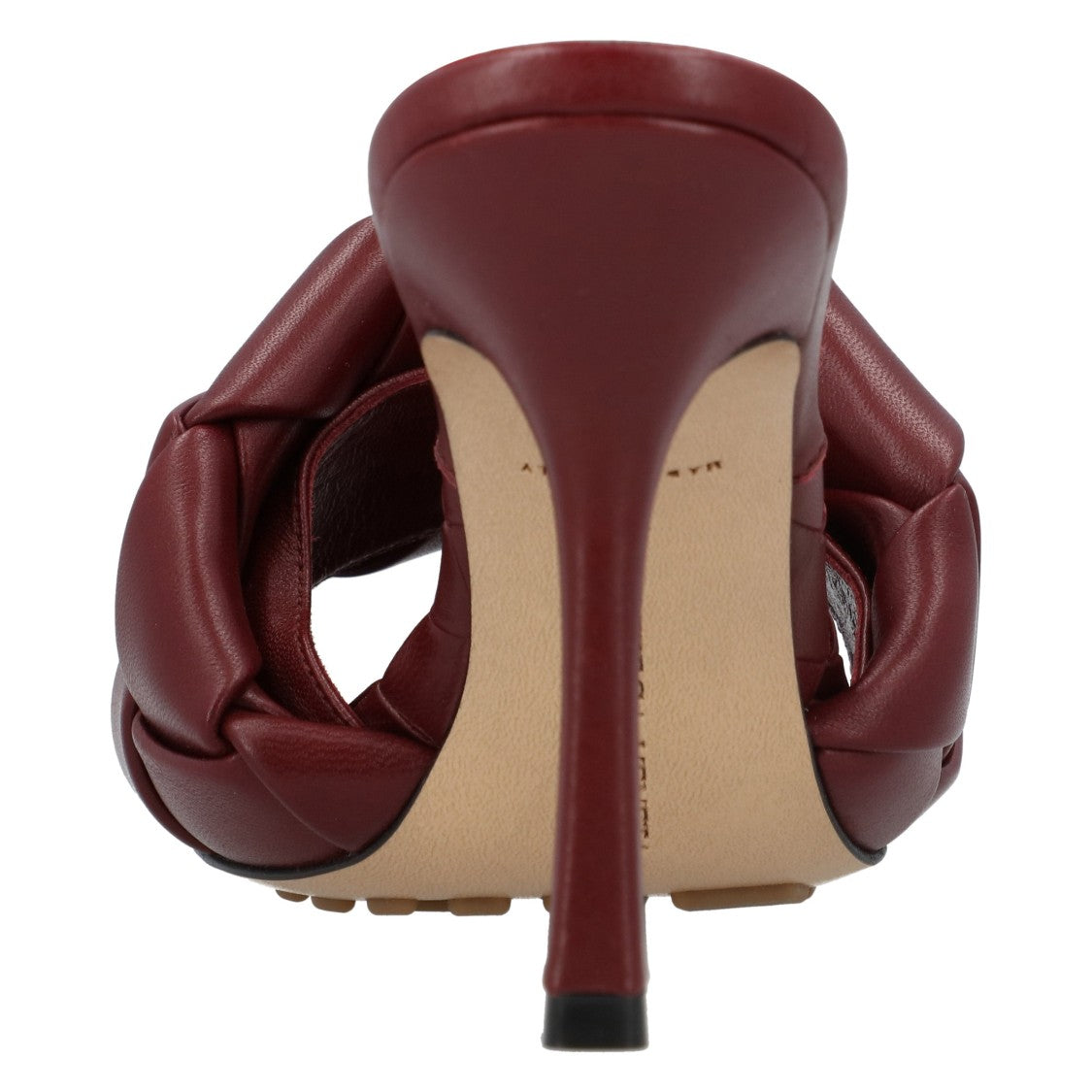 Bottega Veneta Lido Mule Red