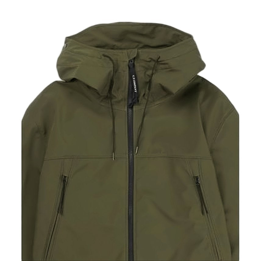 C.P. Company Olive Green Jacket With Hood And Built-In Goggles