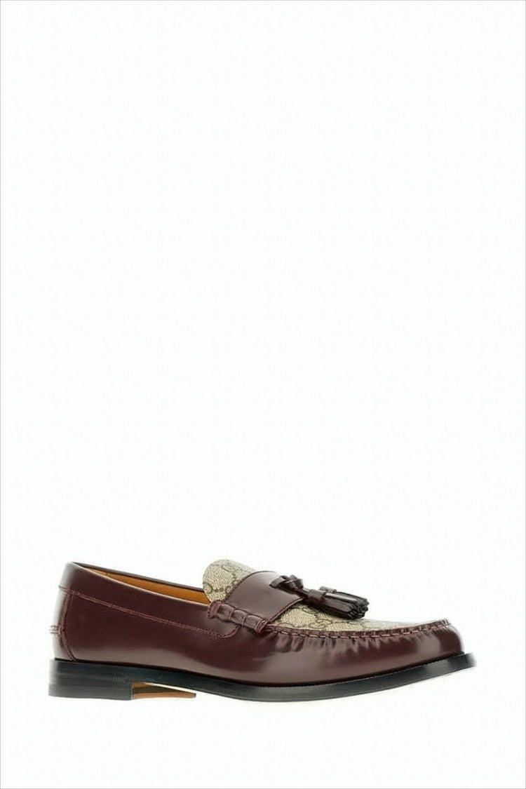 Gucci Polished Deep Brown Leather Loafers