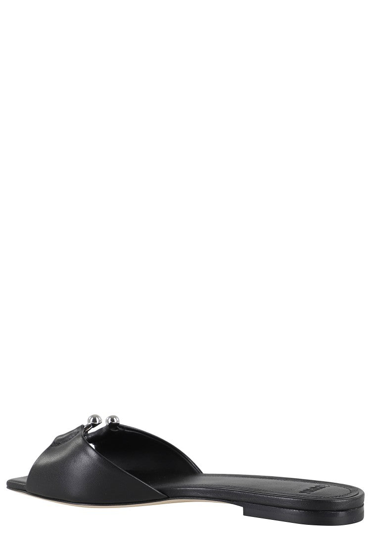 3Juin Milla Flat Sandal With Square Toe