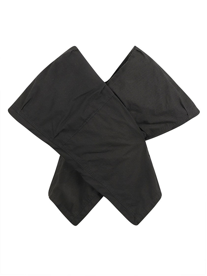 Balenciaga Structured V-Neck Top With Wide Sleeves