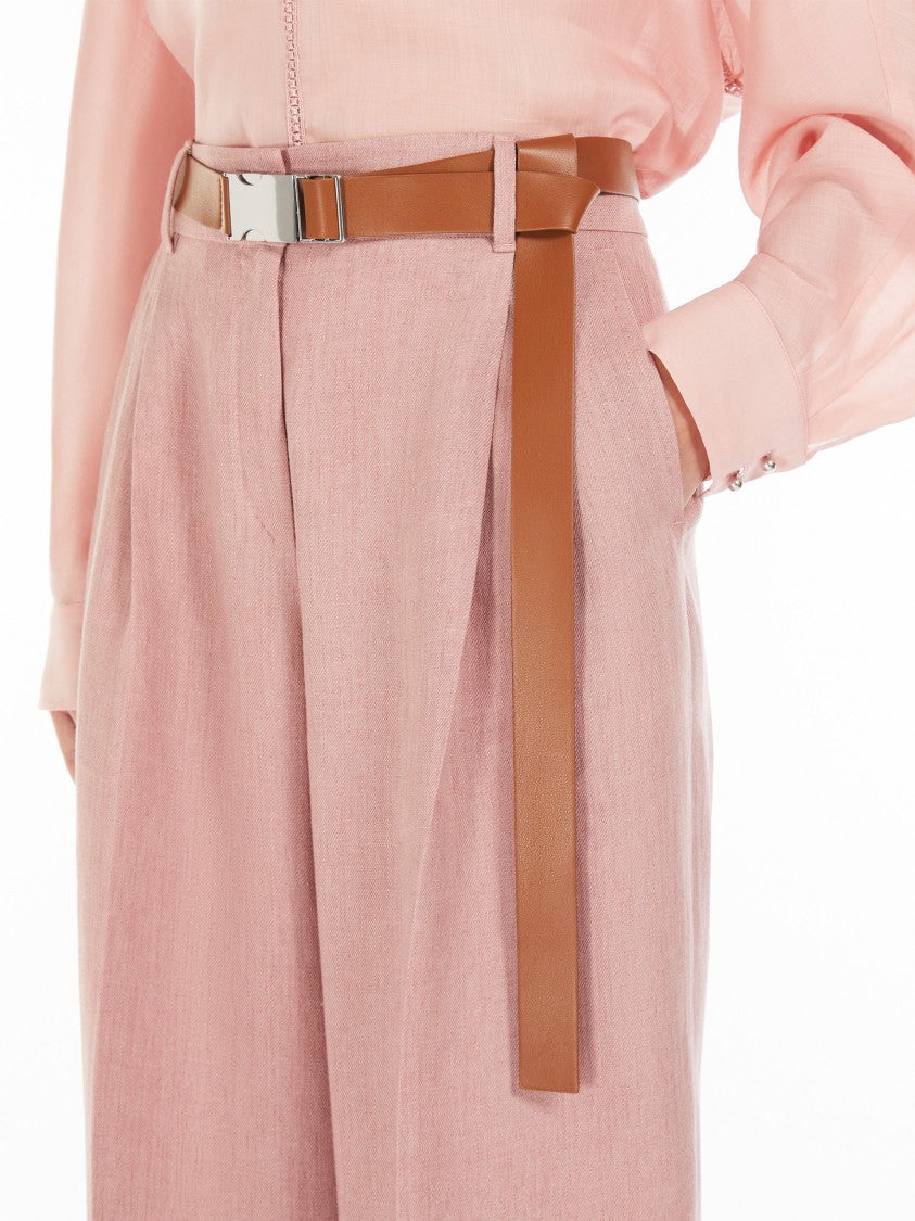 Max Mara Wide-Leg Trousers With High Waist