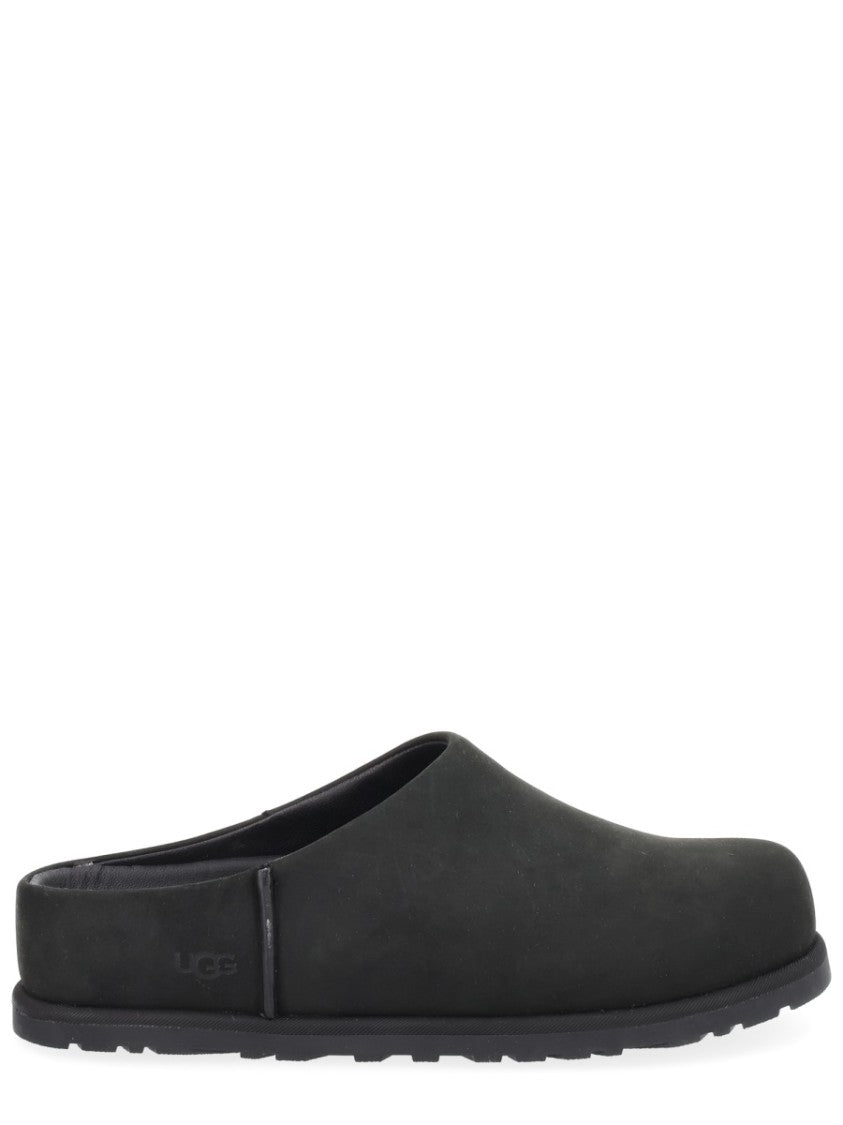 Ugg Slip-On Sabot Shoes With Rounded Toe And Matte Finish