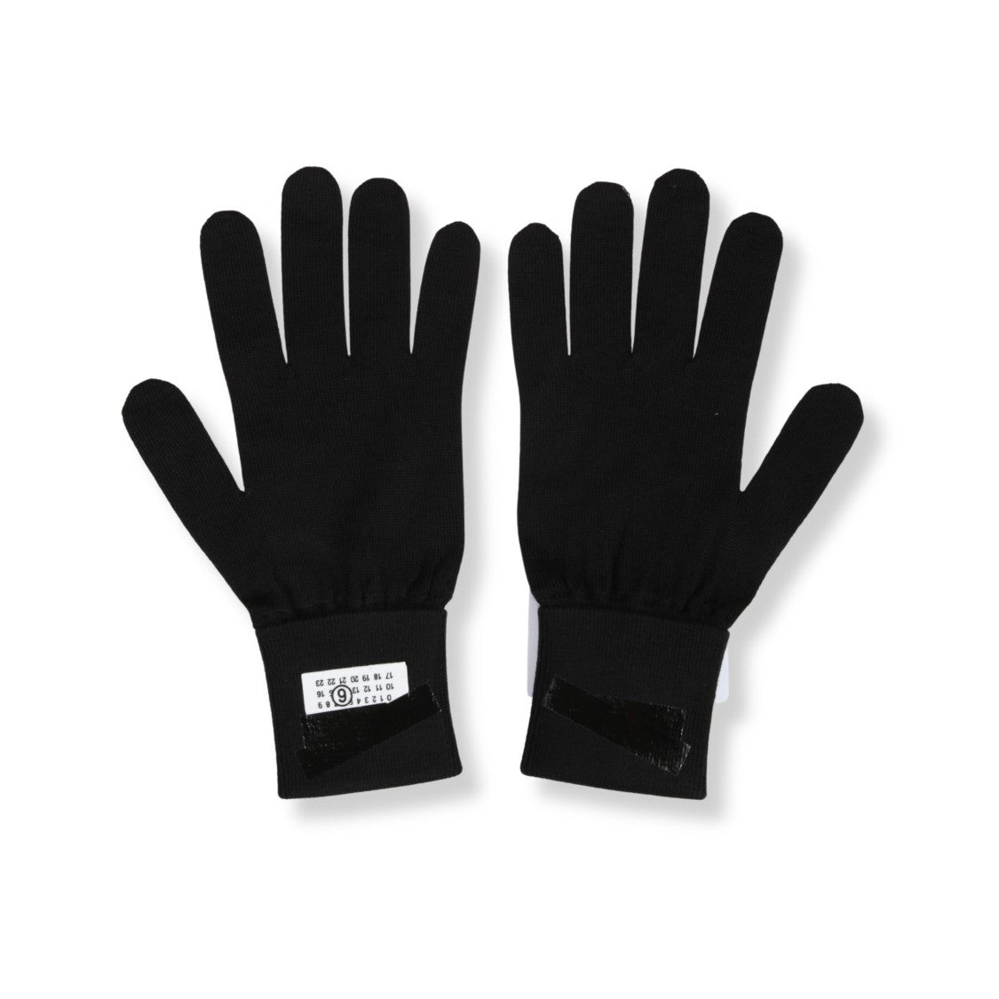 Mm6 By Maison Margiela Numeric Logo Gloves With Tape Detail