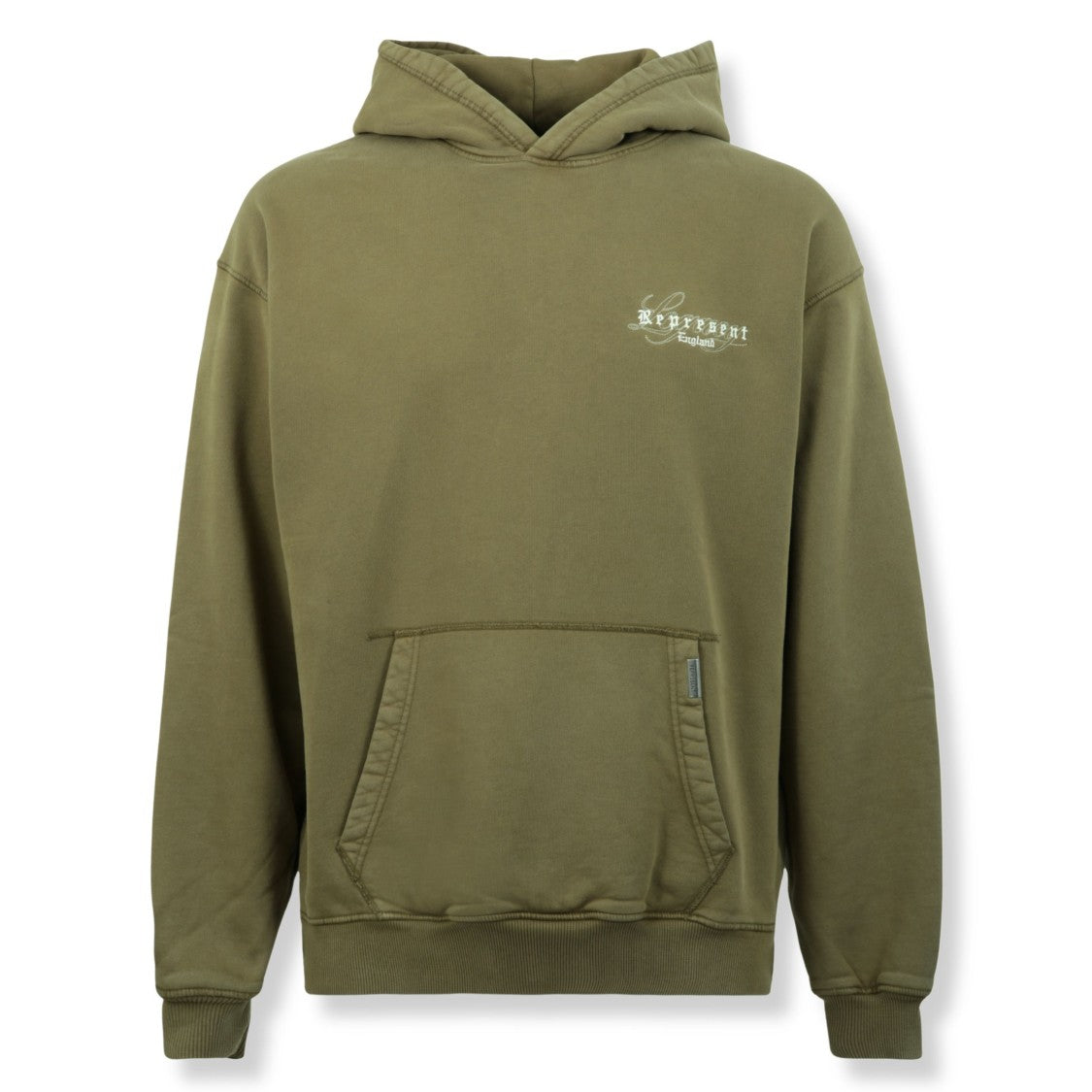 Represent Fleece-Blend Hoodie With Drawstring And Logo Prints