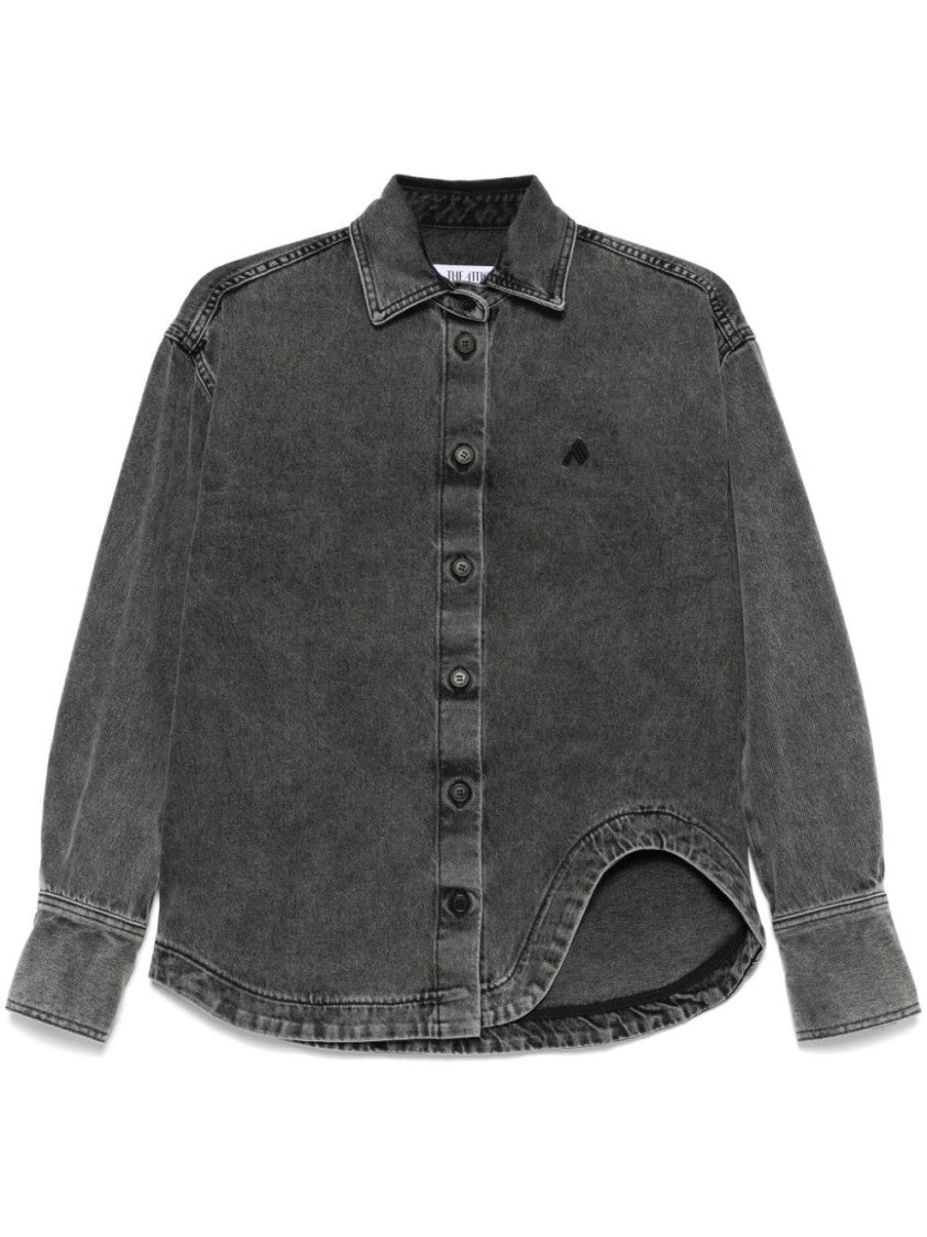 The Attico Embroidered Black Shirt