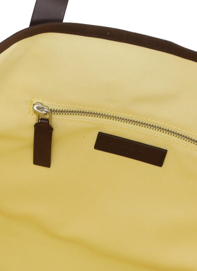 Marni Brown D-Ring Front Shoulder Bag