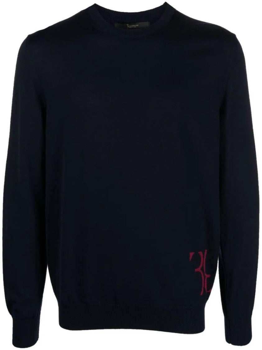 Billionaire Boys Club Round Neck Long Sleeve Wool Pullover