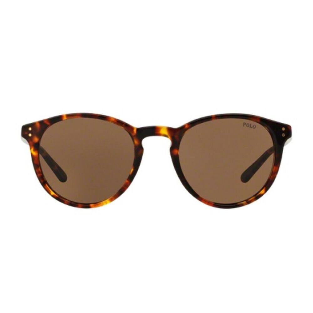 Polo Ralph Lauren Ph4110 Acetate Sunglasses With Rounded Havana Frame