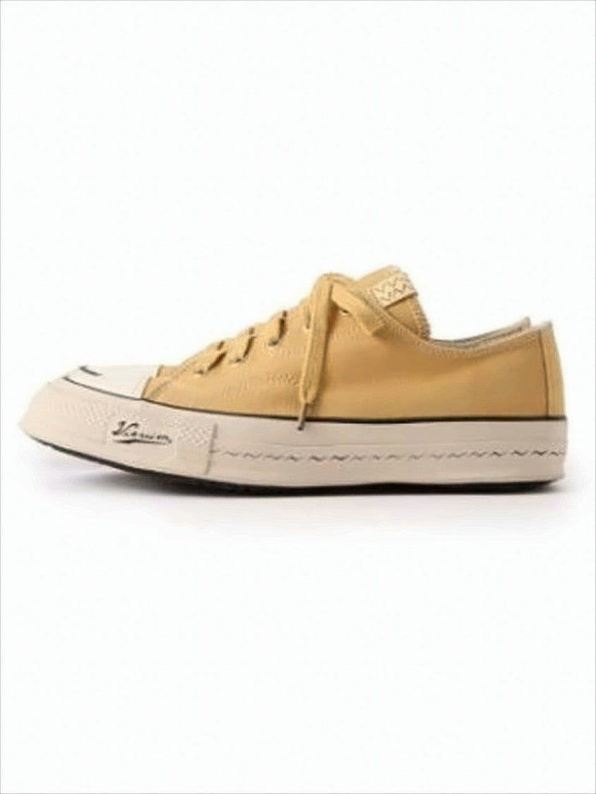 Visvim Minimalist Low-Top Sneakers In Warm Beige